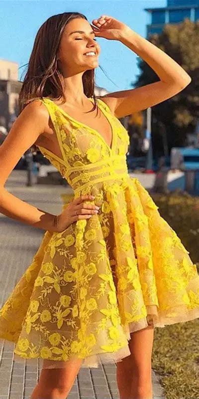 Vestido De Festa Amarelo 2020 Modelos Curtos E Longos Toda Atual