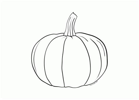 Free Printable Pumpkin Coloring Page For Kids - Coloring Home