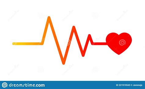 Heartbeat Icon Heart Beat Pulse Symbol Line Design For Logo Apps UI