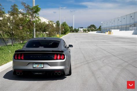 Bagged Roush Performance Ford Mustang Vossen Vle Wheels