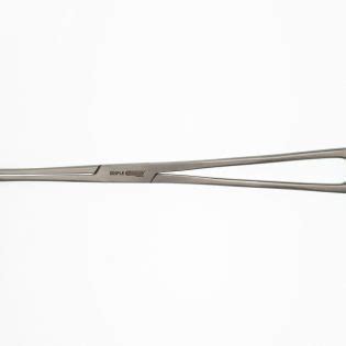 Schweizer Uterine Forceps Straight Serrated Jaws Wrangler Surgical