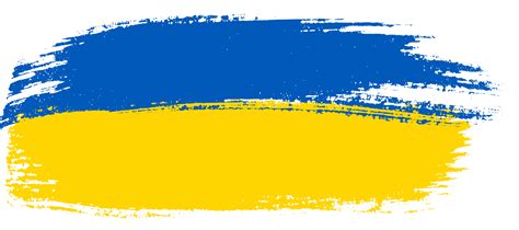 Grunge Brush Stroke Flag of Ukraine (PNG Transparent) | OnlyGFX.com