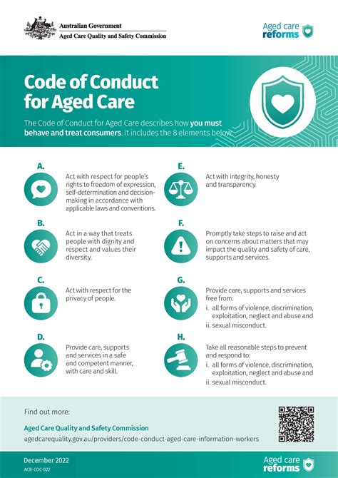 Code Of Conduct For Aged Care Our Lady Of Consolation