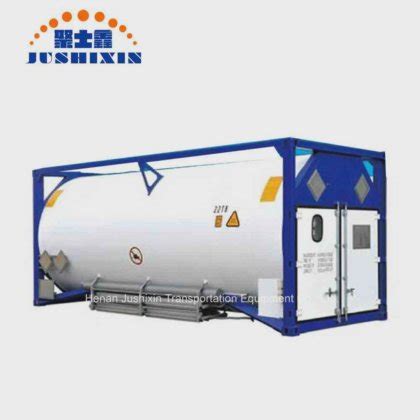 Un 20FT T75 Stainless Steel Portable Cryogenic ISO Tank Container Price