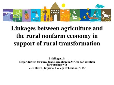 Ppt Linkages Between Agriculture And The Rural Nonfarm Economy In