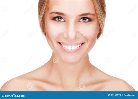 Beautiful Girl With Pretty Smile Stock Image Image Of Health