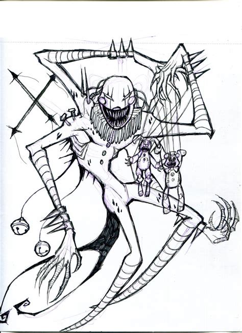 Inktober day 7 - Nightmare Marionette by winddragon24 on DeviantArt