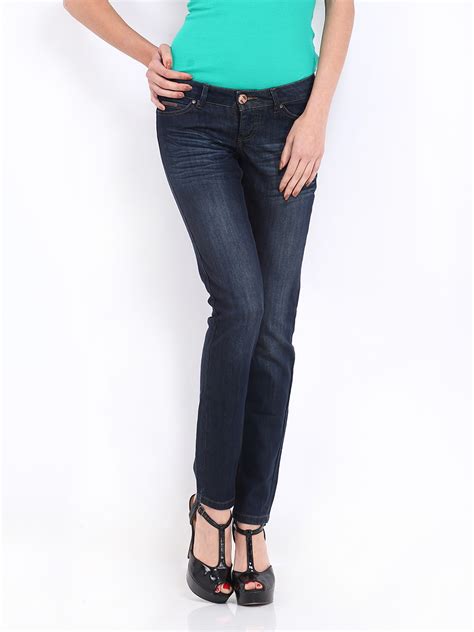 Buy Only Women Navy Slim Fit Jeans Jeans For Women 333219 Myntra