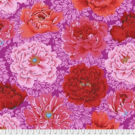 Brocade Peony Hot Kaffe Fassett Collective Stash I Fenwick Fabrics