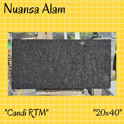 Jual Batu Alam Candi Rata Mesin Persegi Panjang RTM 10x20 Kota