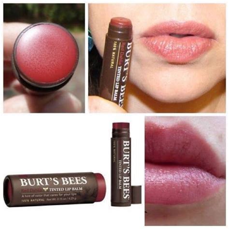 Burt S Bees Red Dahlia Tinted Lip Balm Oz Ebay