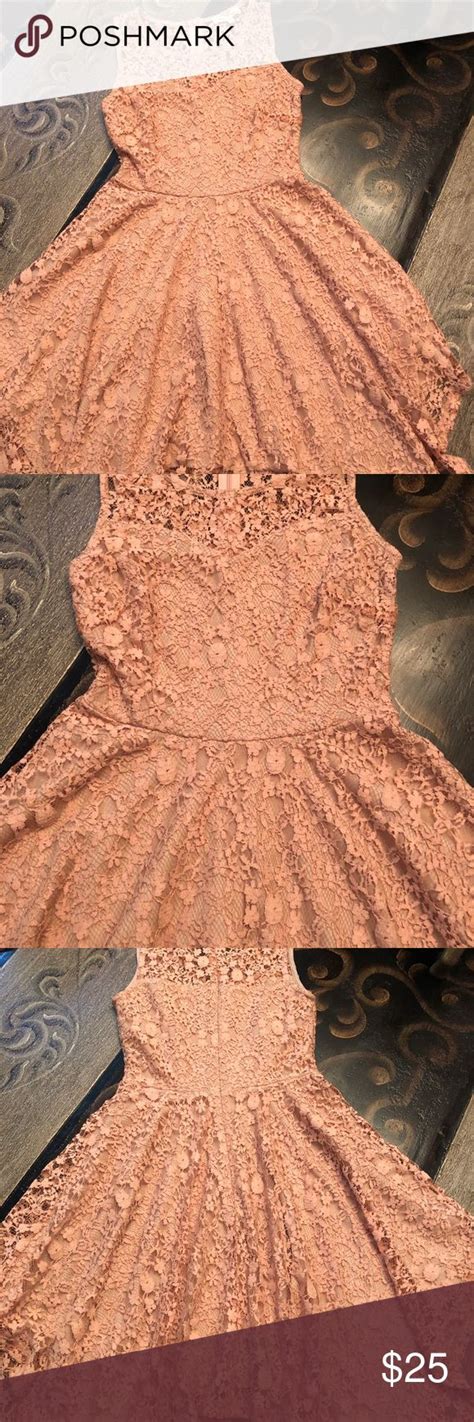 Gorgeous Lace Dress By Monteau Los Angeles Rose Lace Dress Fashion