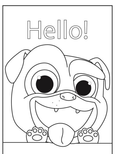 Puppy Dog Pals Coloring Pages