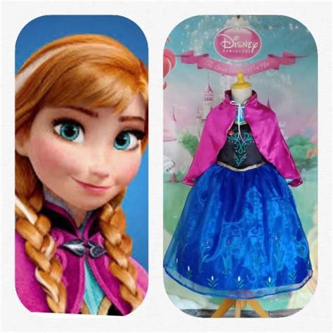 Jual Dress Princess Anna Dress Frozen Anna Gaun Princess Anna Gaun