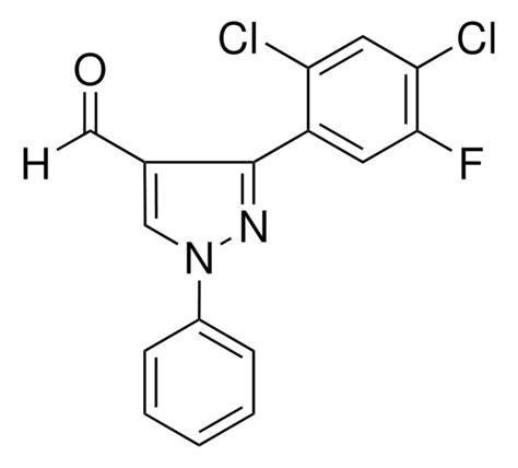 3 24 Dichloro 5 Fluorophenyl 1 Phenyl 1h Pyrazole 4 Carbaldehyde