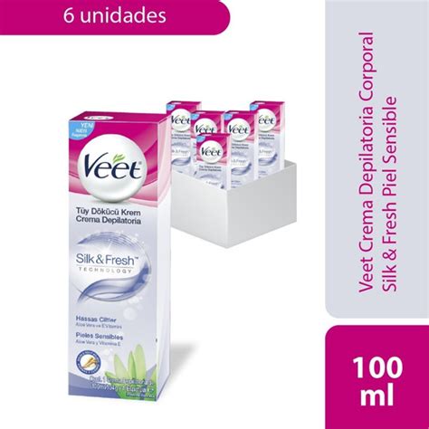 Veet Crema Depilatoria Silk Fresh Piel Sensible Ml X Und Cuotas