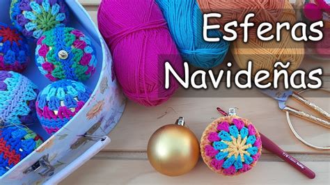 Esferas Navide As A Crochet Error Al Principio Son Cadenas Y Ptos