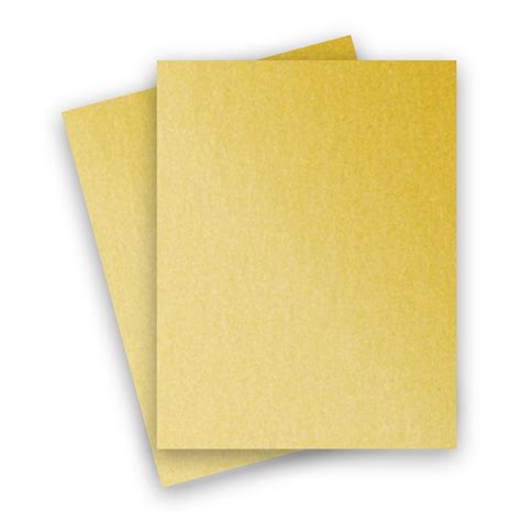 Metallic 8 5X11 Paper GOLD 81lb Text 120gsm 1000 PK