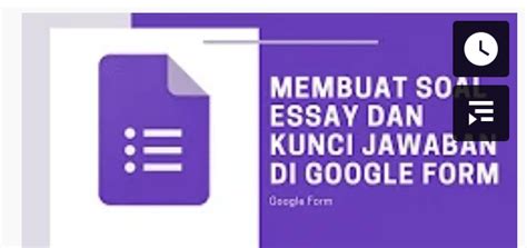 Cara Membuat Soal Essay Di Google Form Science Of Technology