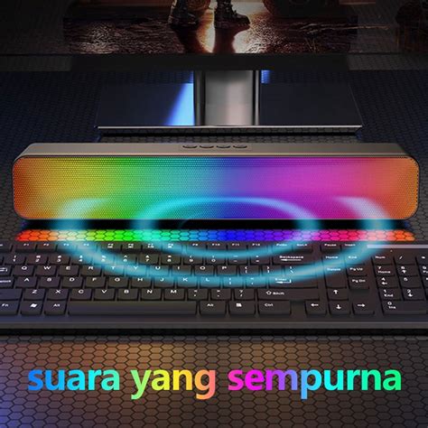 Speaker Bluetooth Soundbar Rgb Jovitech Harga Murah Trandy