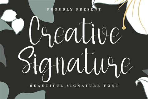 Creative Signature Font Freshtypeink Fontspace