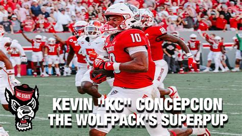 Nc State Wr Kevin Kc Concepcion The Wolfpacks Superpup Youtube