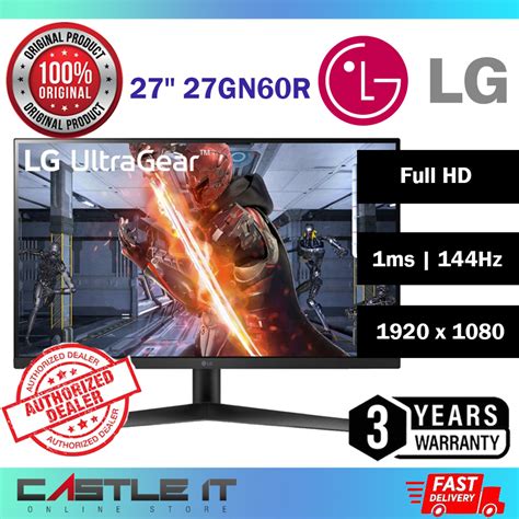 Lg Gn R Ultragear Ips Hz Gaming Led Lcd Monitor Full Hd