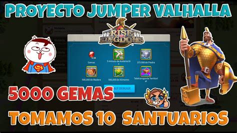 Proyecto Jumper Valhalla Conseguimos Gemas Rise Of Kingdoms