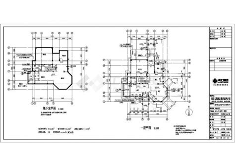 某地三层坡屋顶别墅建筑设计方案图别墅建筑土木在线