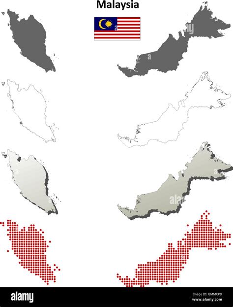 Malaysian Map Stock Vektorgrafiken Kaufen Alamy