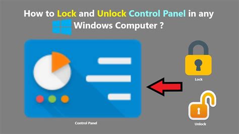 How To Lock And Unlock Control Panel In Any Windows Computer Youtube