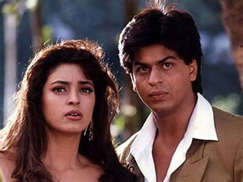 10 Sweetest Pictures Of Shahrukh Khan & Juhi Chawla From Yes Boss ...