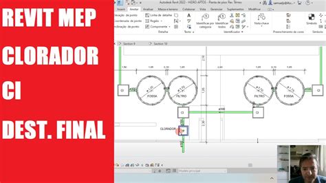 Aula Revit Mep Exemplo Finalizando O Posicionamento Do Clorador E