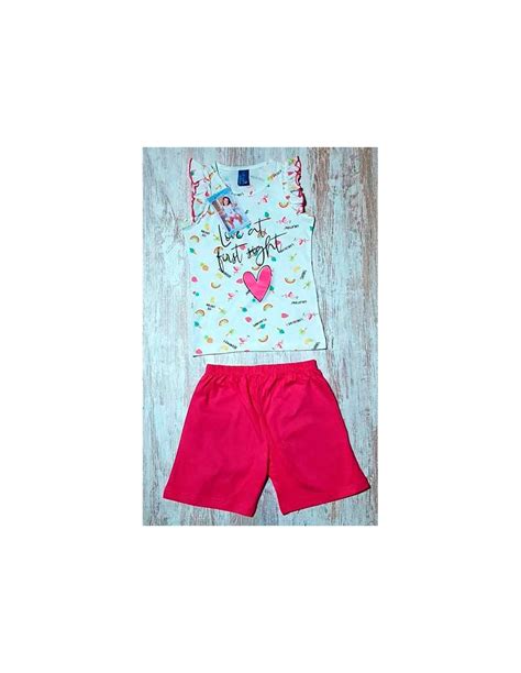 Pijama Pink Summer Para Ni A Muslher