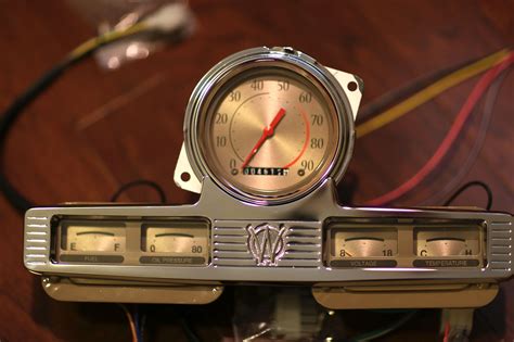 1955 Willys Pickup L6 226 4WD Custom Gauges From Classic