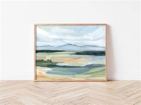 Isolation I Art Print Abstract Landscape Art Landscape Wall Art