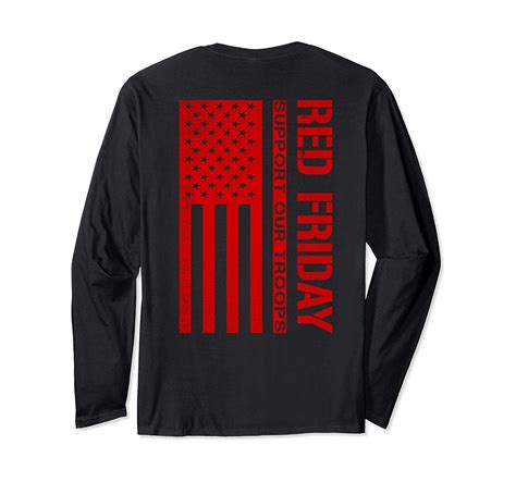 Support Our Troops Red Friday Long Sleeve T Shirt In 2021 Red Friday