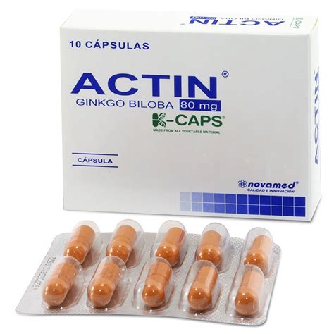 Actin 80 Mgs 10 Tabletas Farmacenter Pharmahome