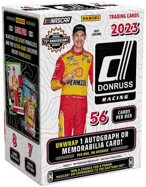 NASCAR Panini 2023 Donruss Racing Trading Card BLASTER Box 7 Packs 1