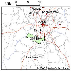 Zip 30349 (South Fulton, GA) Rankings