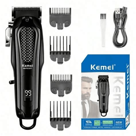 Cortadora Y Recortadora Profesional De Cabello Kemei Km Pg Con