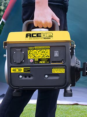 Aceup Energy Portable Generator 1000 Watt Gas Generator For Home Use