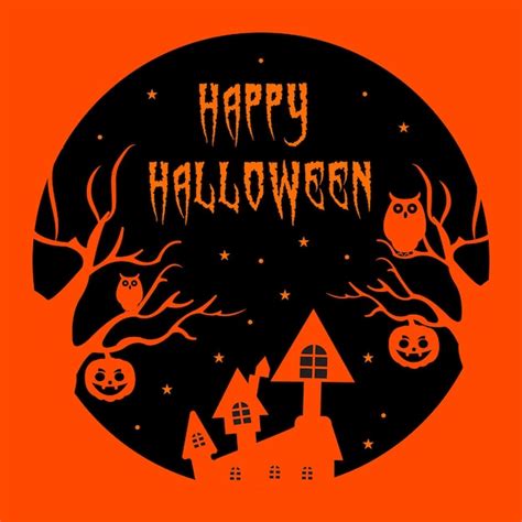 Premium Vector | Halloween horror nights background vector stock