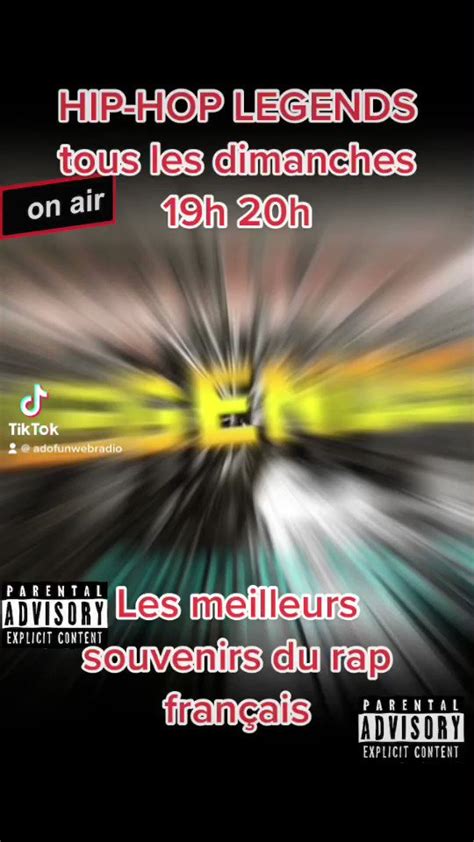 Adofun Webradio 📻 On Twitter 🔥🔥 Retrouvez Hip Hop LÉgends 19h 20h Sur