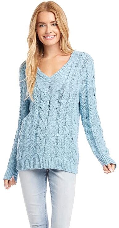 Karen Kane Cable Knit Sweater Shopstyle