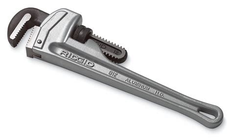 Ridgid Pipe Wrench L Aluminum Yj Grainger