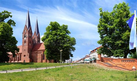 Neuruppin Neuruppiner See With The Monastery Church Sankt Trinitatis