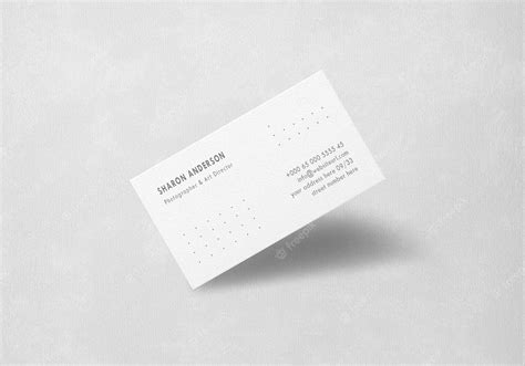 Premium Psd Minimal Business Card Mockup