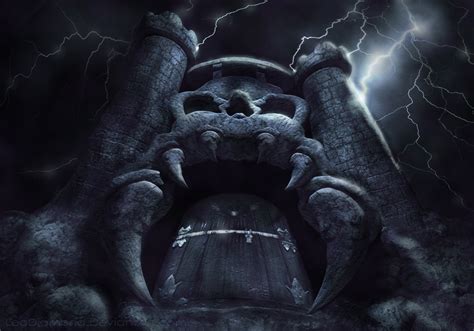 ~Castle GreySkull~ a 3d render by LeoDiamond on DeviantArt