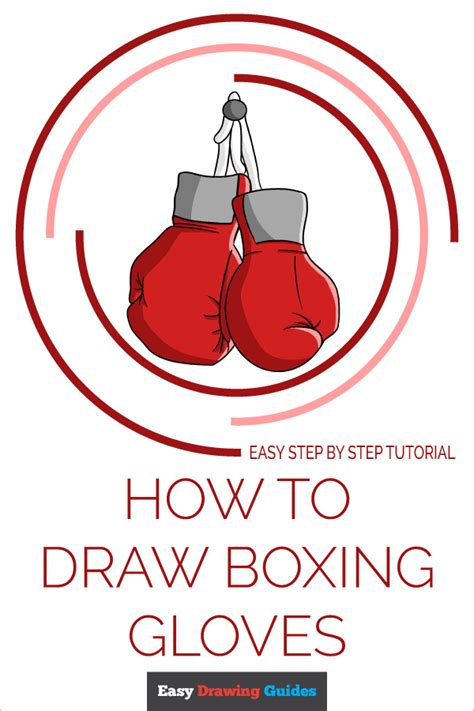 How to Draw Boxing Gloves - Really Easy Drawing Tutorial